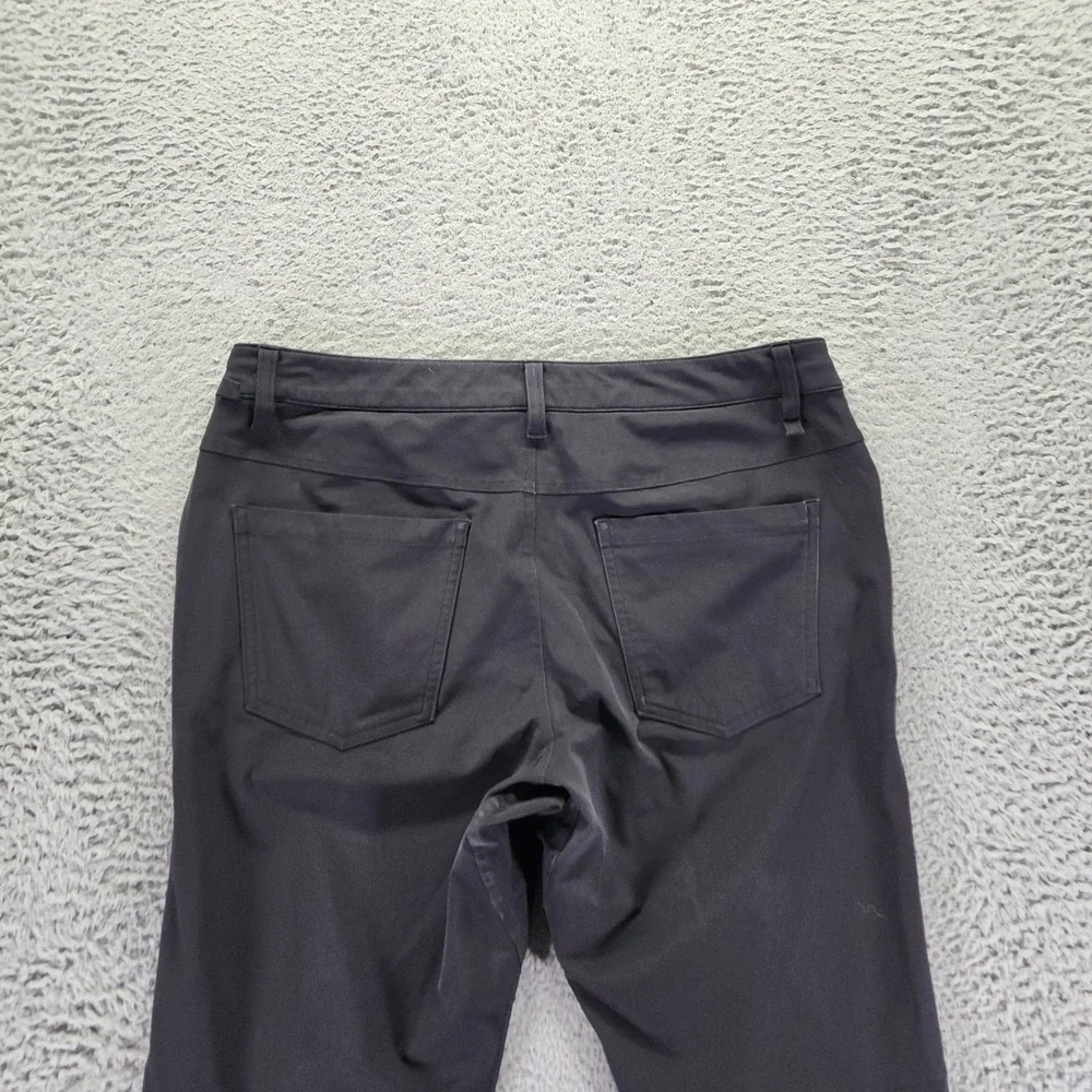 Lululemon ABC Pant Mens 32x30 Black Polyester Golf Tapered Slim Fit Performance